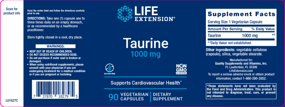 Taurine 1000mg