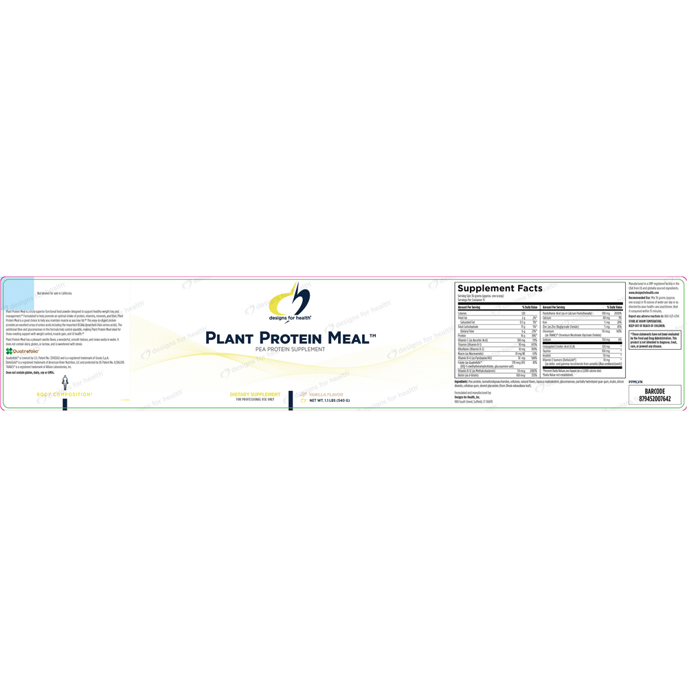 Plant Protein Meal - Vanilla