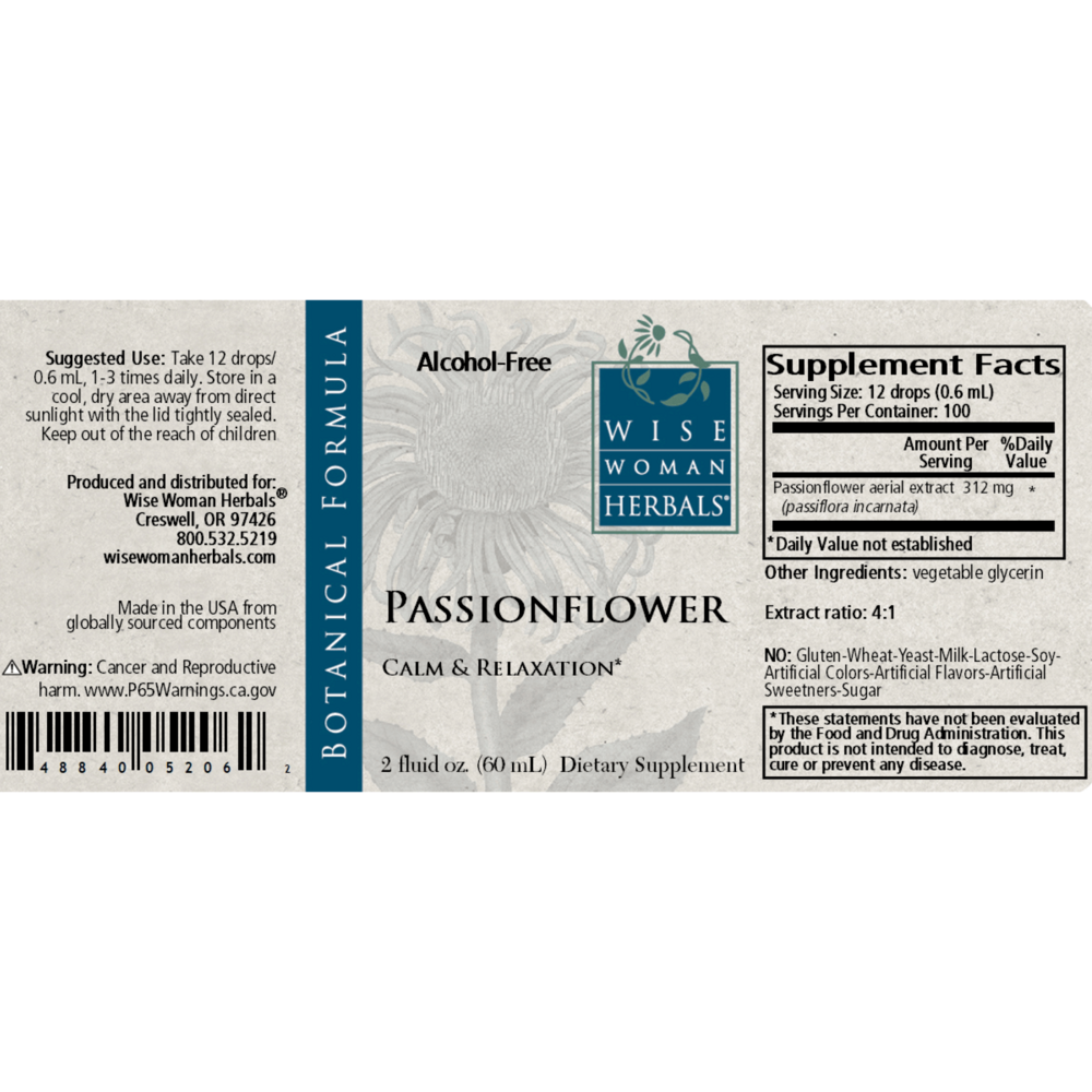 Passionflower Calm & Relaxation (formerly Passionflower Solid Extract)