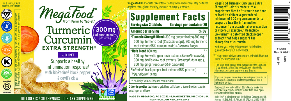 Turmeric Curcumin Extra Strength† - Joint