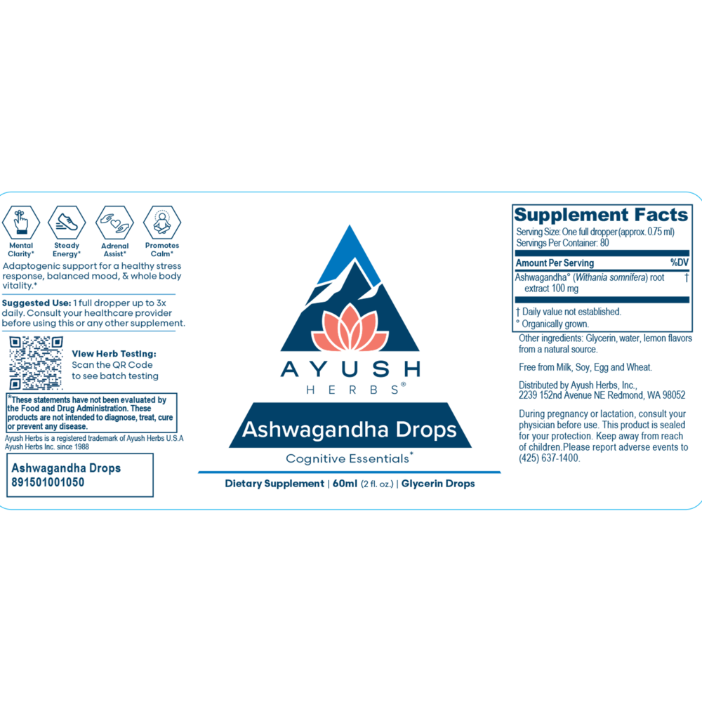 Adult Ashwagandha Drops