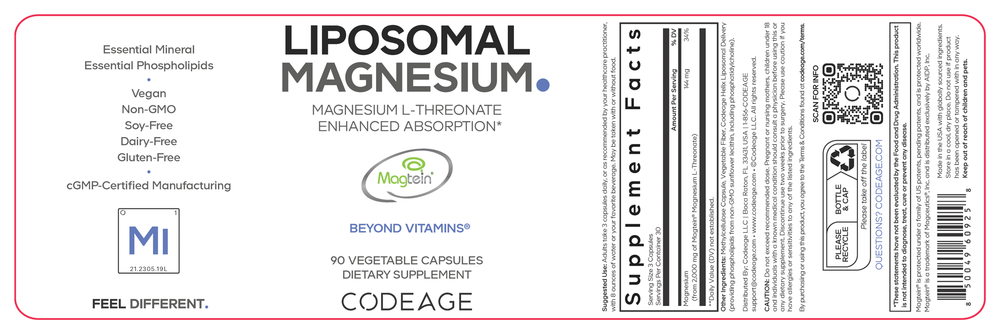 Liposomal Magnesium L-Threonate