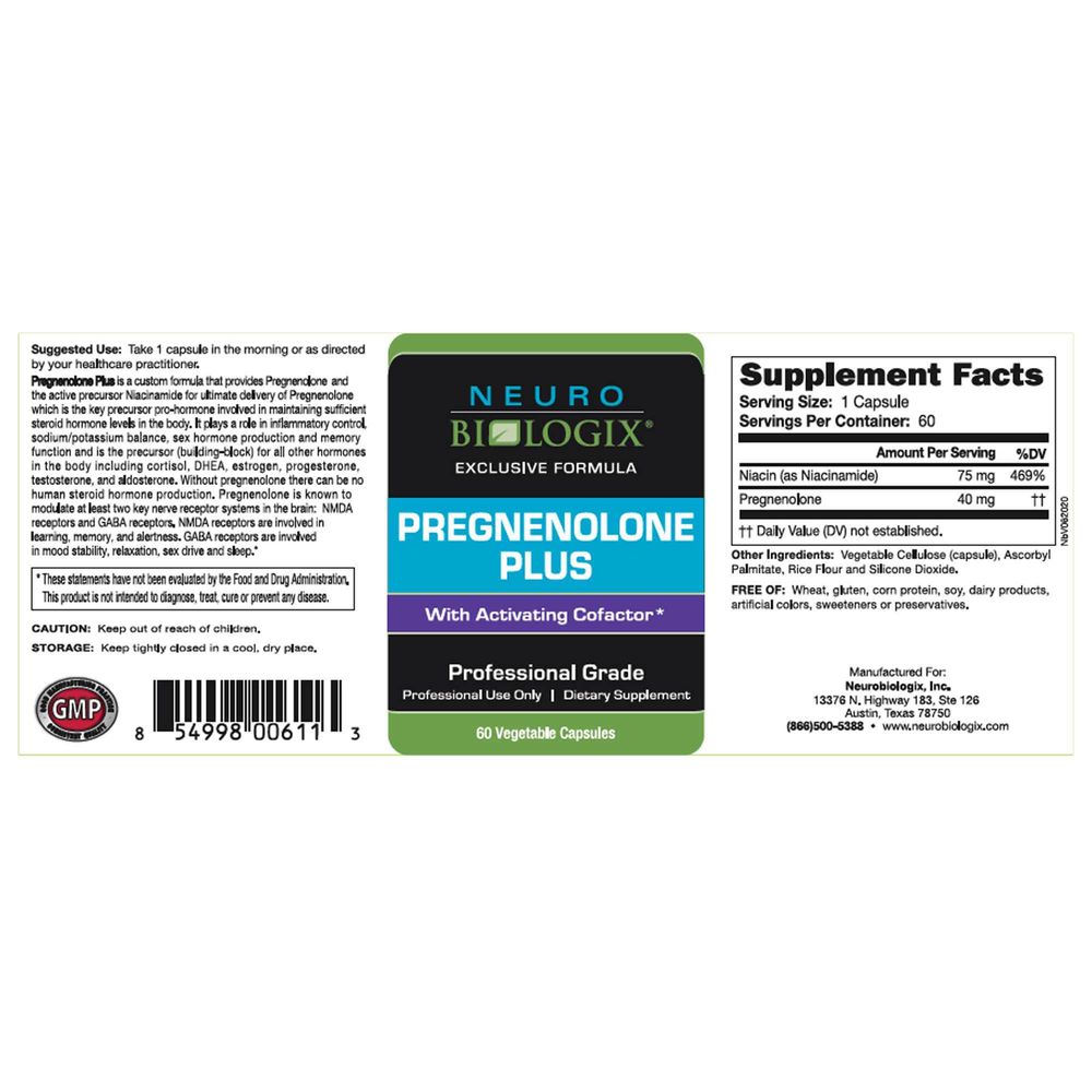 Pregnenolone Plus