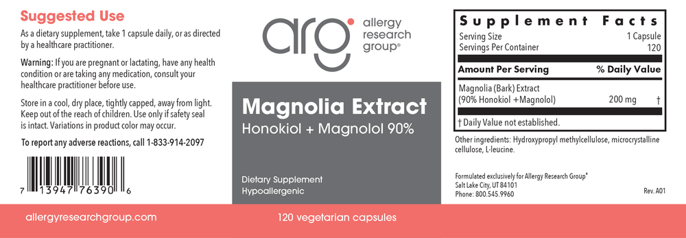 Magnolia Extract Honokiol + Magnolol 90%