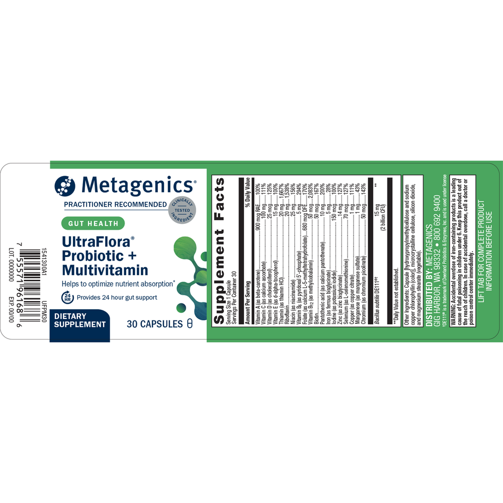 UltraFlora Probiotic + Multivitamin