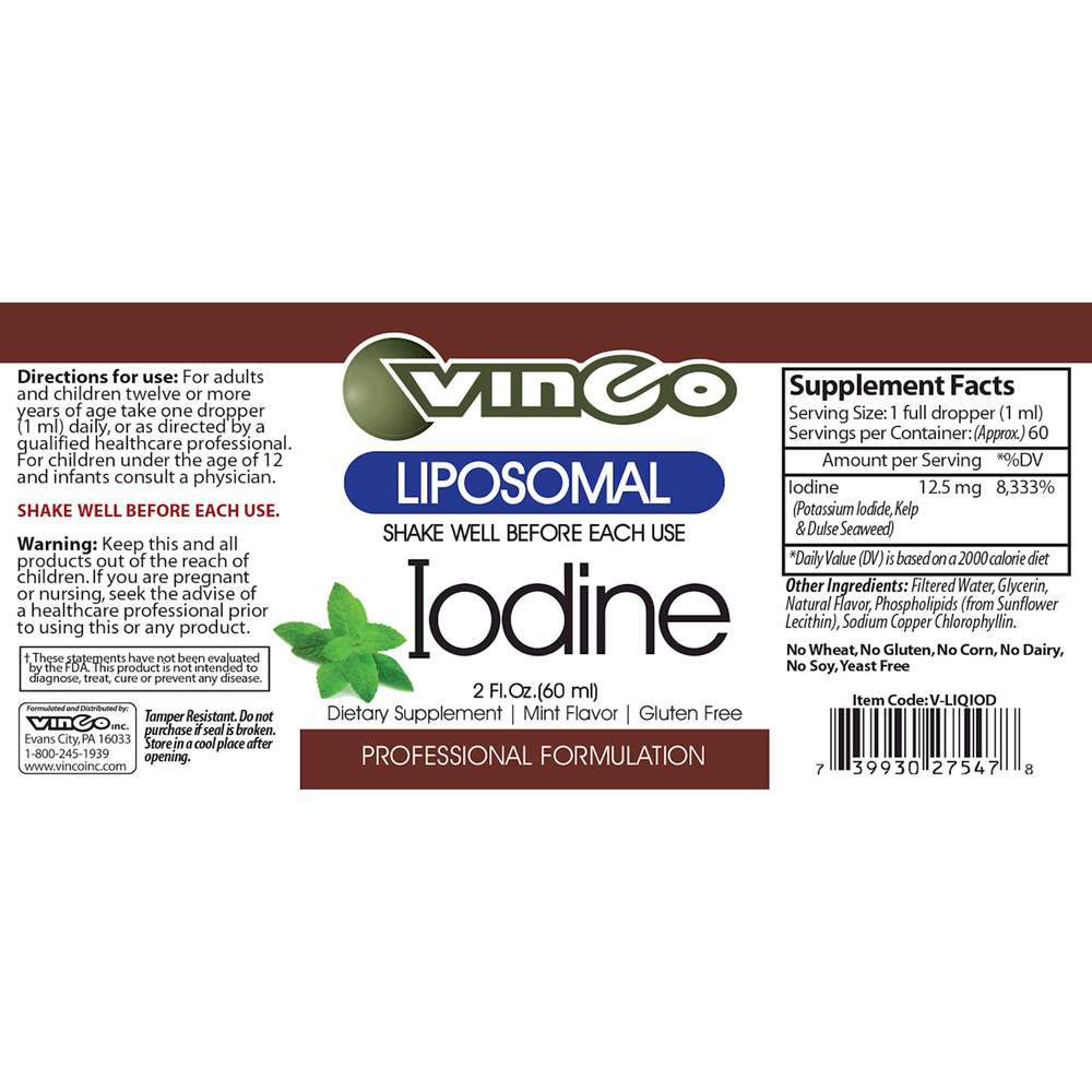 Liposomal Liquid Iodine