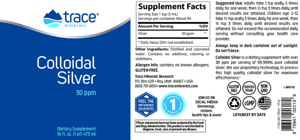 Colloidal Silver 30PPM
