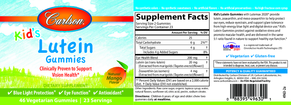Kid's Lutein Gummies