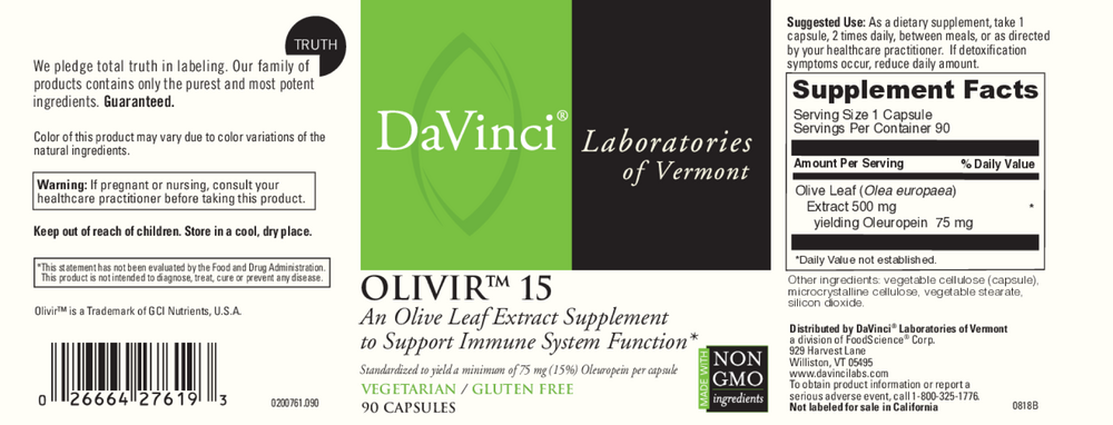 Olivir 15 (California Only)