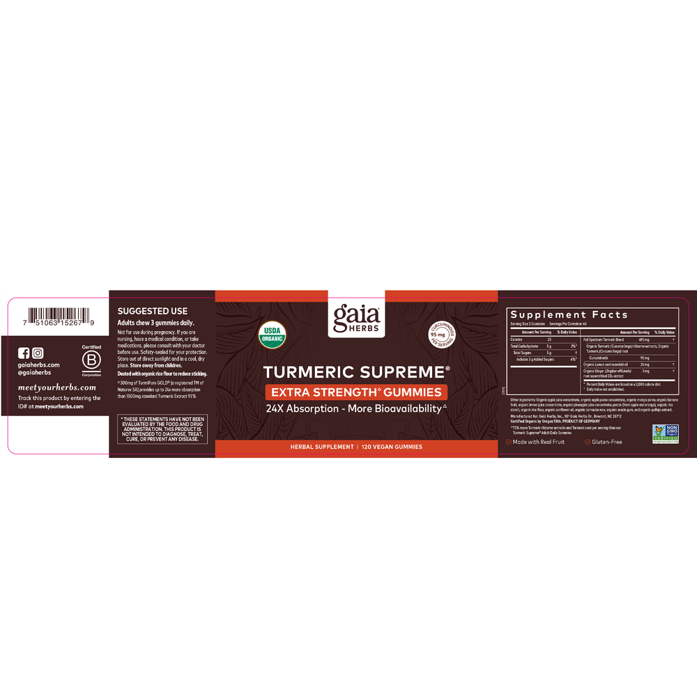 Turmeric Supreme Extra Strength Gummies