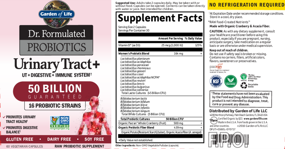 Dr. Formulated Probiotics Urinary Tract+ Cooler