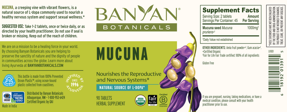 Mucuna (Kapikacchu) Tablets