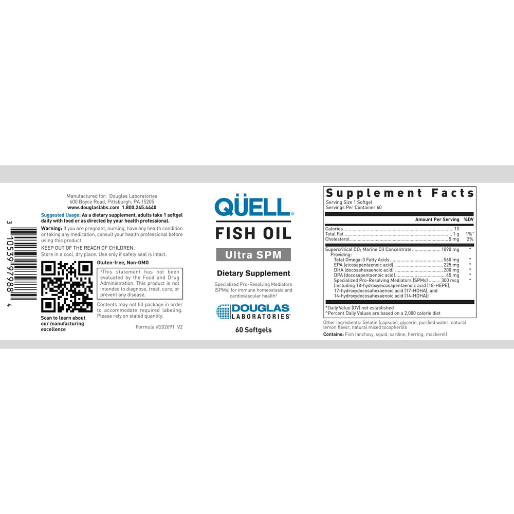 QÜELL® Fish Oil Ultra SPM