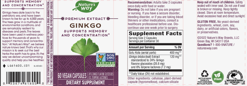 Ginkgo Standardized