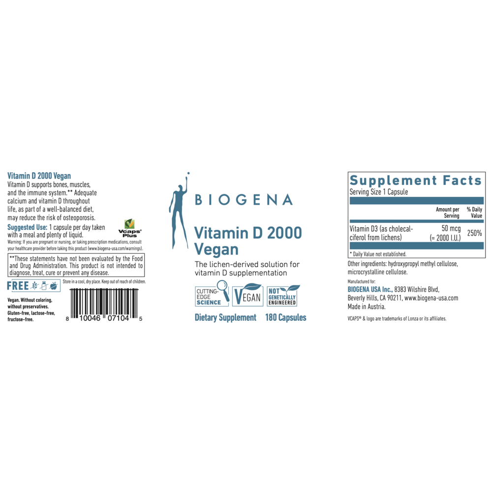 Vitamin D 2000 Vegan