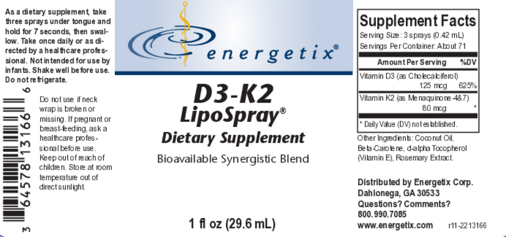 D3 K2 Lipo Spray