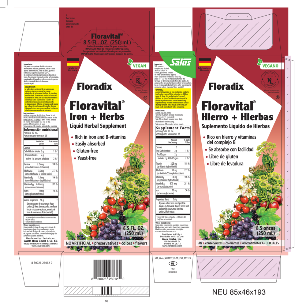 Floravital Iron & Herbs Yeast-Free