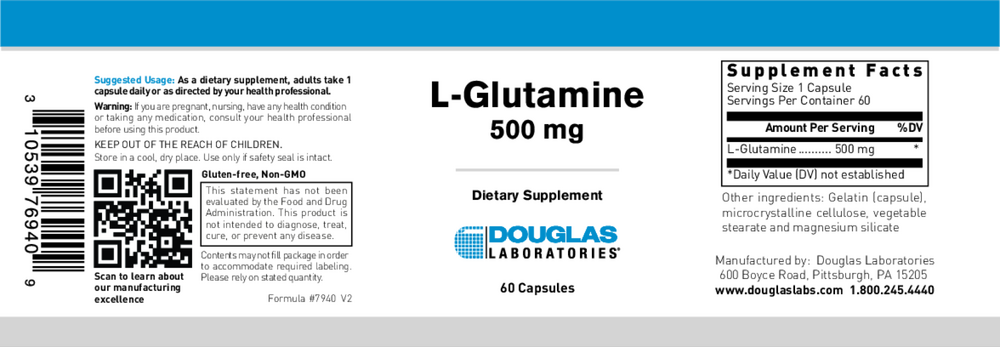 L-Glutamine 500mg