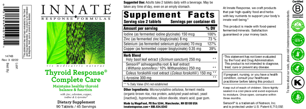 Thyroid Response® Complete Care