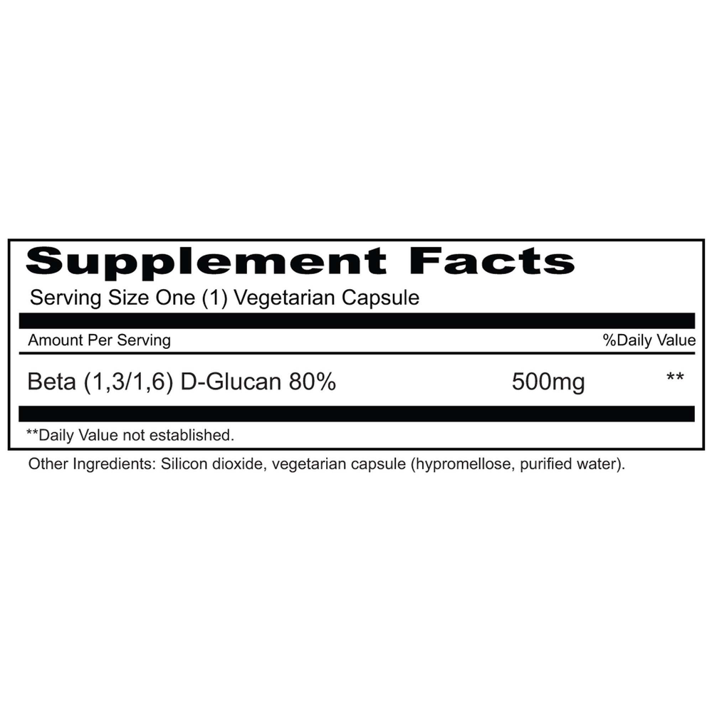 Beta Glucan 500mg