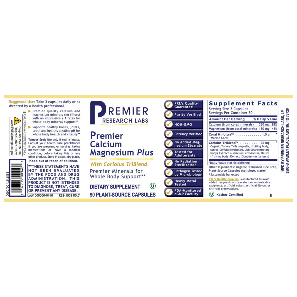 Premier Calcium Magnesium Plus