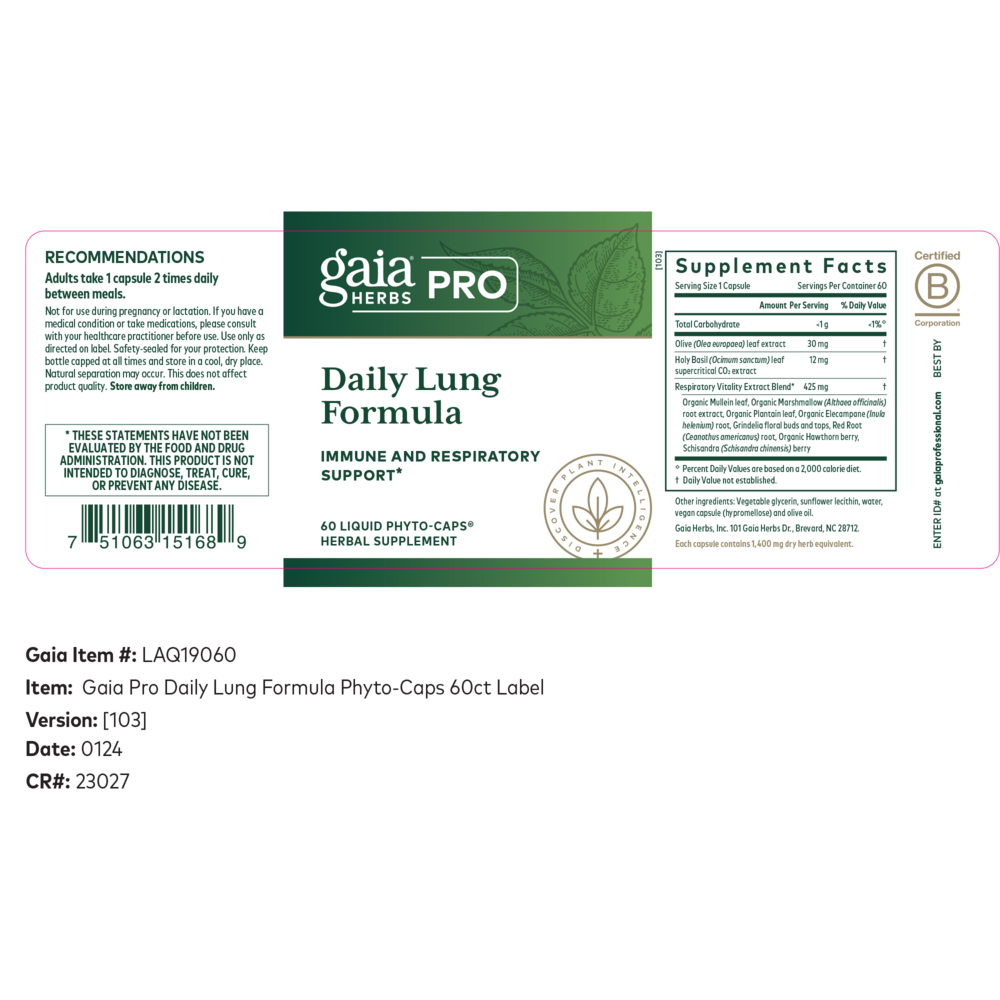 Daily Lung Formula
