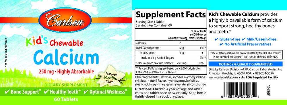 Kid's Chewable Calcium