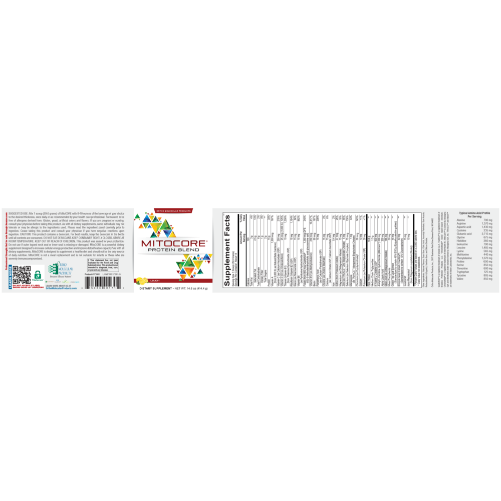 Mitocore Protein Blend Lemon