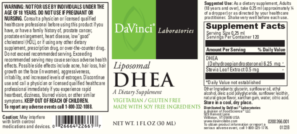 DHEA Liposomal