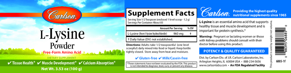 L-Lysine Amino Acid Powder