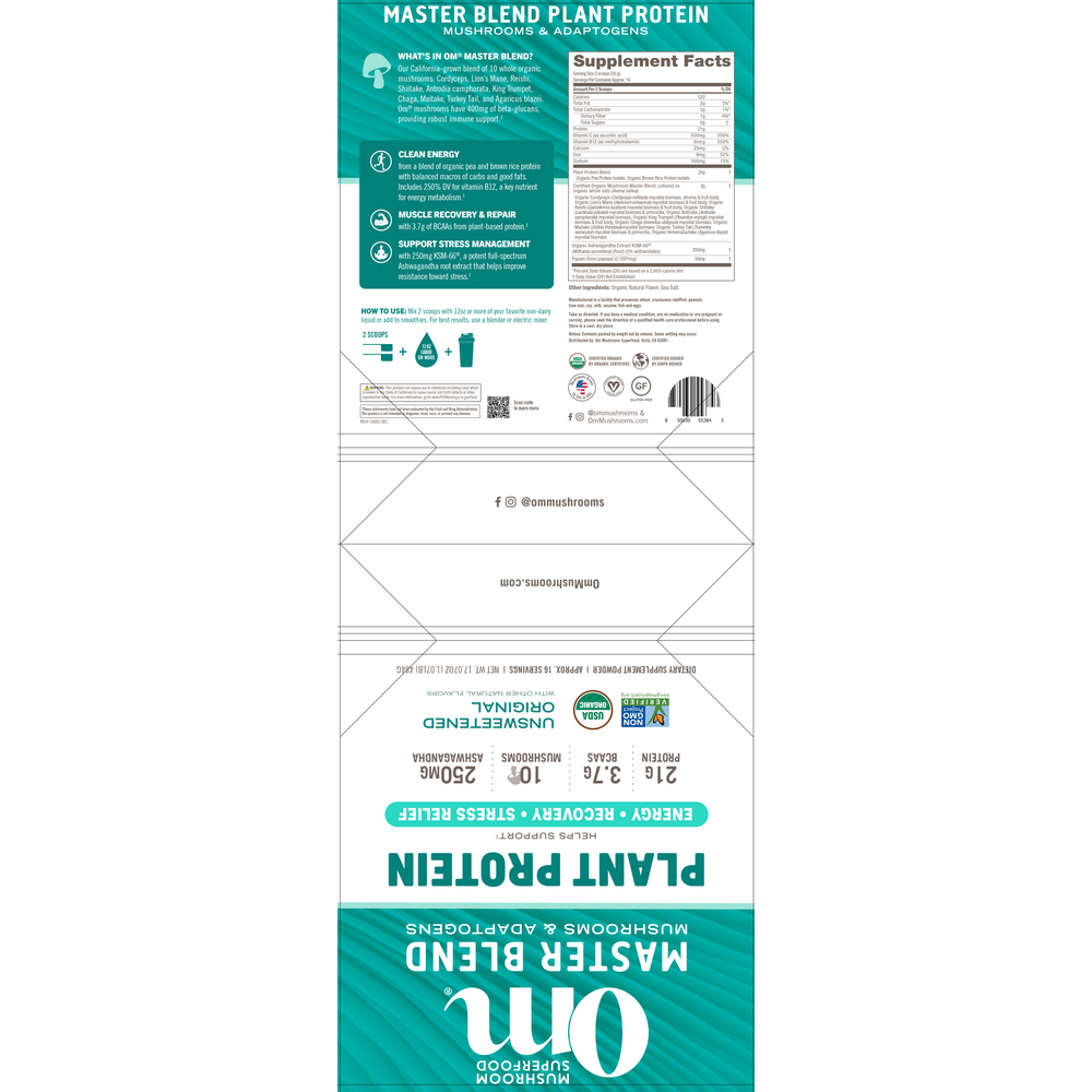 Master Blend Unsweetened Protein