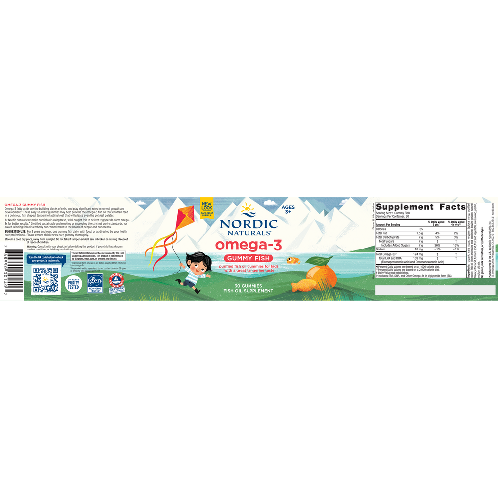 Nordic® Omega-3 Gummy Fish