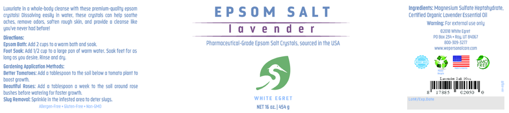 Epsom Salt Lavender Pharmaceutical