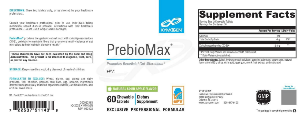 PrebioMax Natural Sour Apple