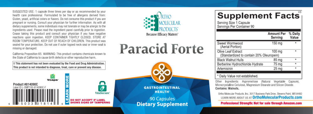 Paracid Forte (California Only)