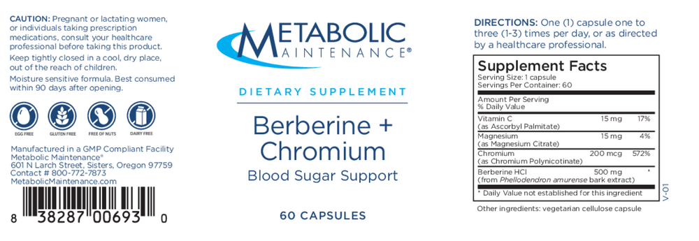 Berberine + Chromium
