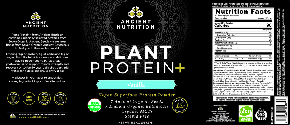 Plant Protein+ Vanilla