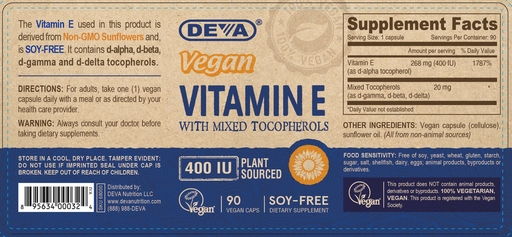 Vitamin E 400 IU - Mixed Tocop.