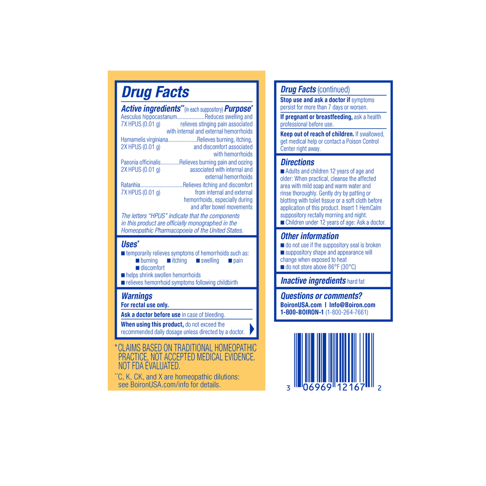 HemCalm™ Suppositories