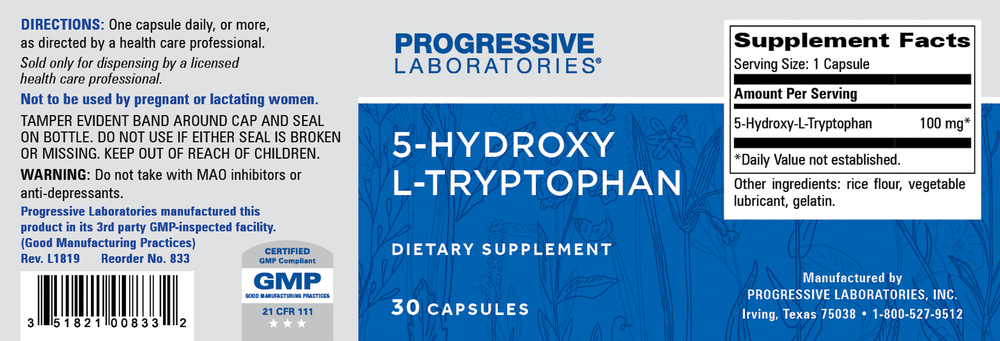 5-Hydroxy-L-Tryptophan 100mg