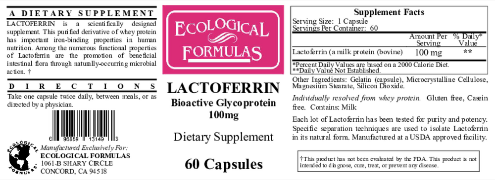 Lactoferrin 100mg