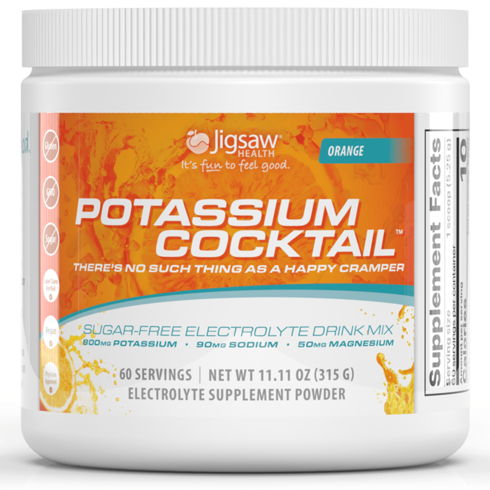 Potassium Cocktail Jar, Orange