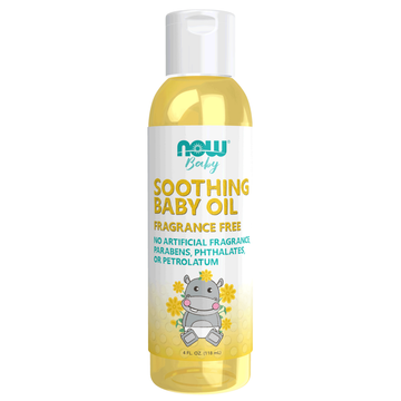 Soothing Baby Oil, Fragrance Free