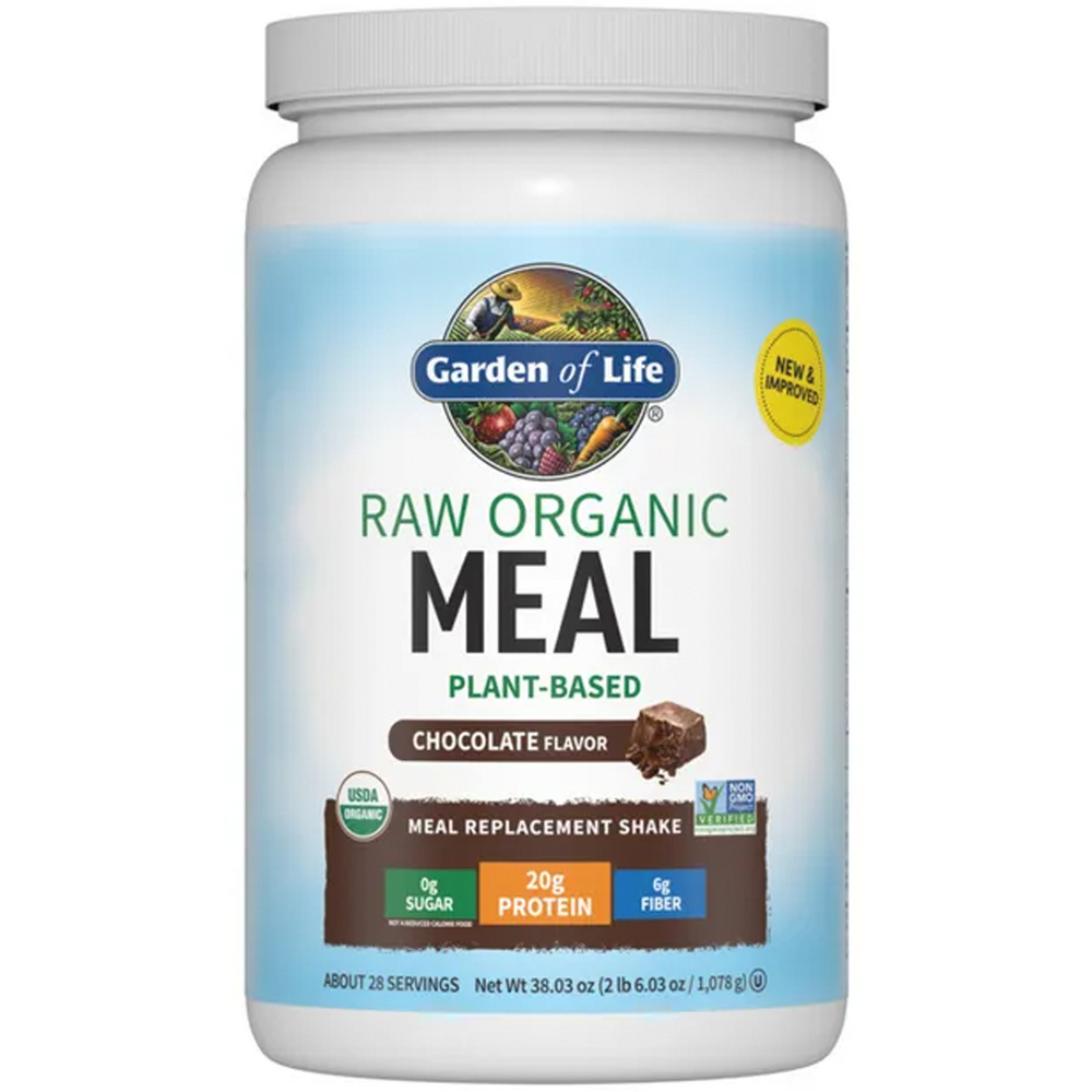 Raw Organic Meal Plant-Based Chocolate Flavor