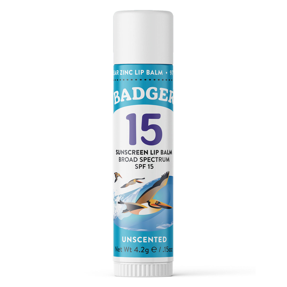 Badger SPF 15 Active Mineral Lip Balm Stick
