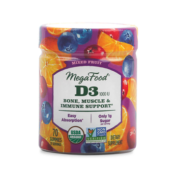D3 Wellness 1000 IU Gummies, Mixed Fruit