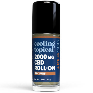 PlusCBD Cooling Topical THC Free Roll-On - 2000mg