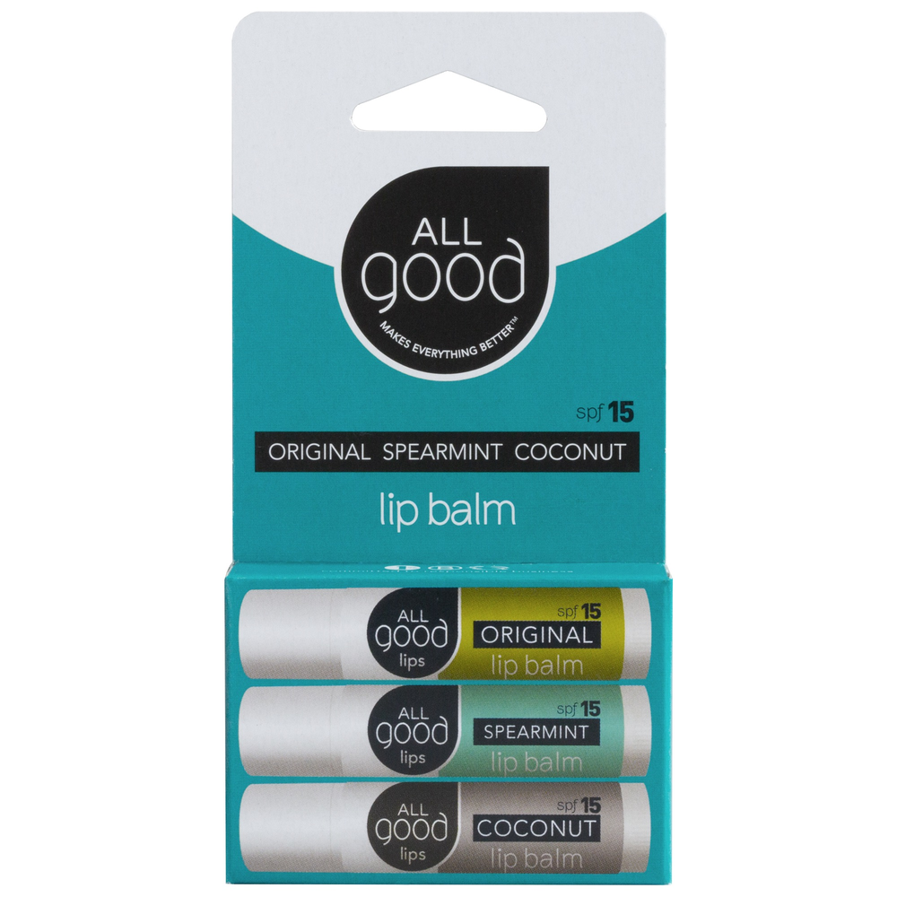 3 Pack Lip Balm - Coconut SPF 15, Spearm