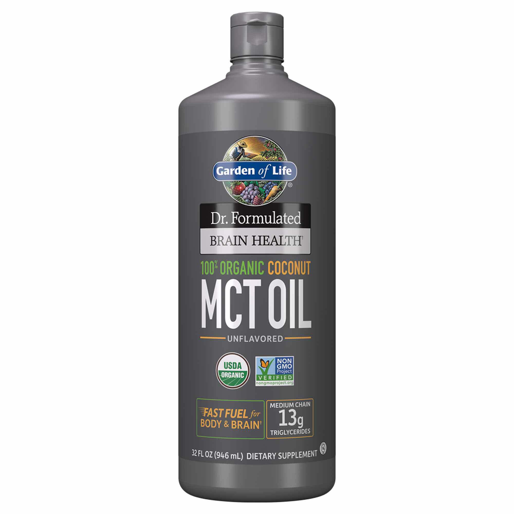 Dr. Formulated Brain Health 100% Organic Coconut MCT Oil