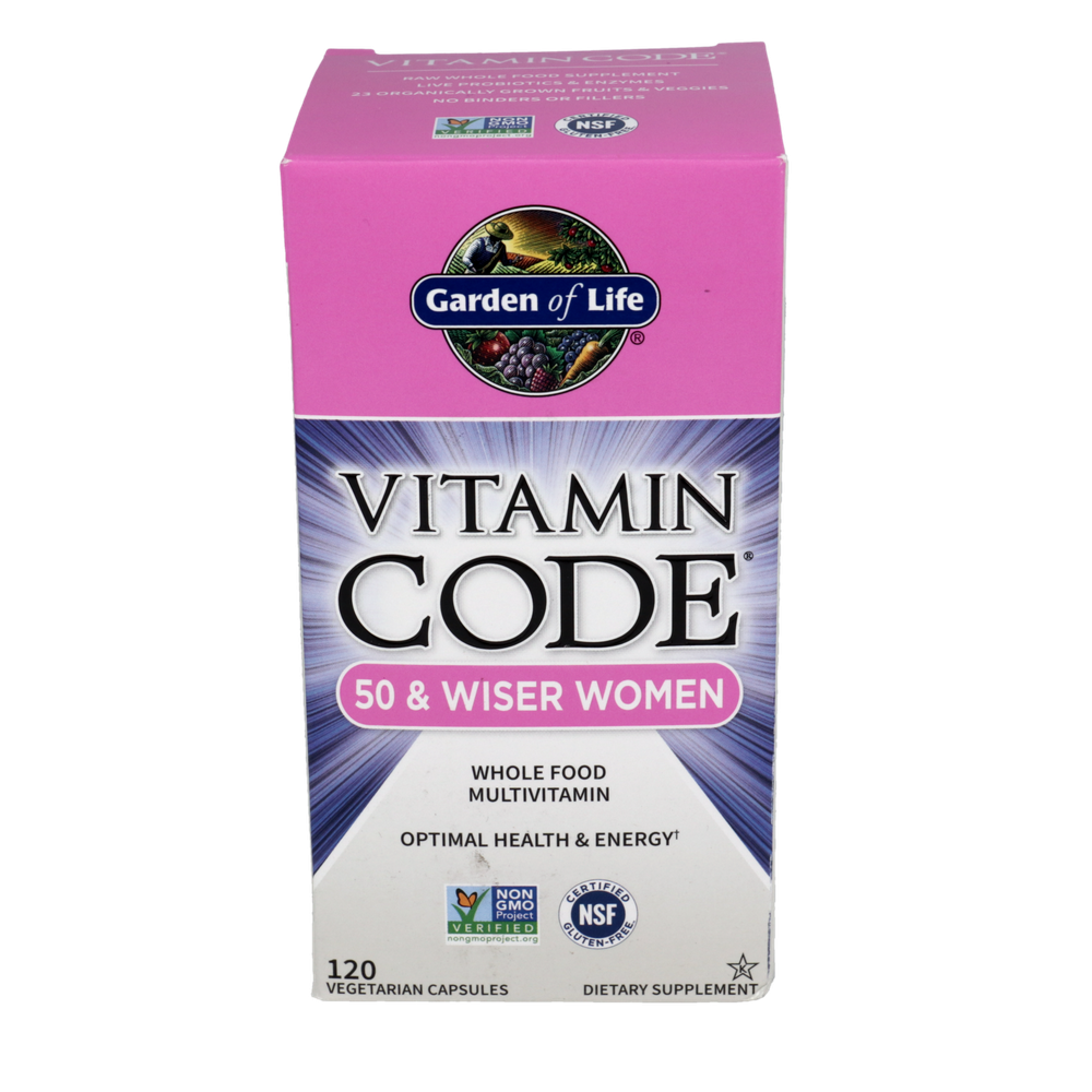 Vitamin Code 50 and Wiser Womens Multi